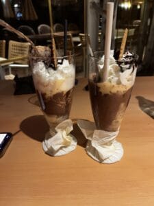 These 2 chocolate cookie milkshakes were so good at the end of the day.