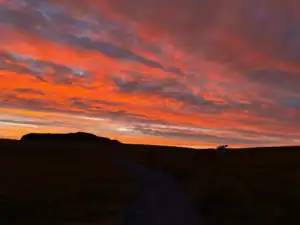 One of Iceland breathtaking midnight-sun sunsets.