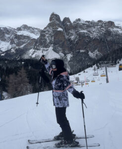 Ski day in Alta Badia, Dolomites
