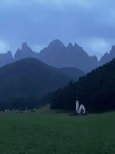 St. Johann Church in the Dolomites