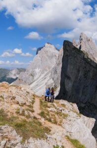 Seceda ridge in the Dolomites
