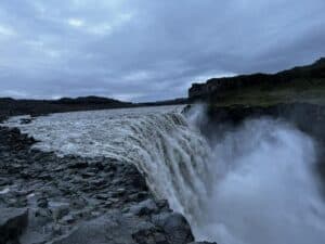 The powerful Detifoss waterfall