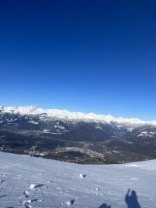 On a mountain at Plan de Corones ski resort, Dolomites