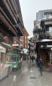 Zermatts carless town