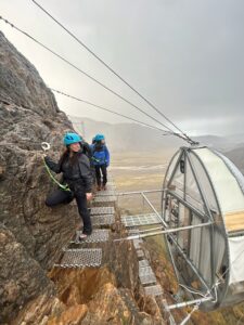 Ovo pods via ferrata