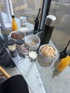 breakfast in the Ovo pods